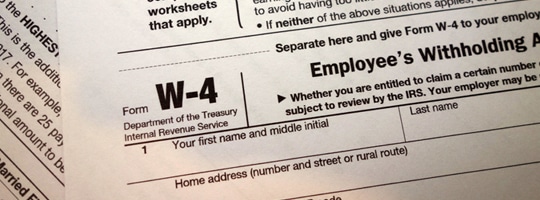 Big Changes To W-4 Coming Down The Pike