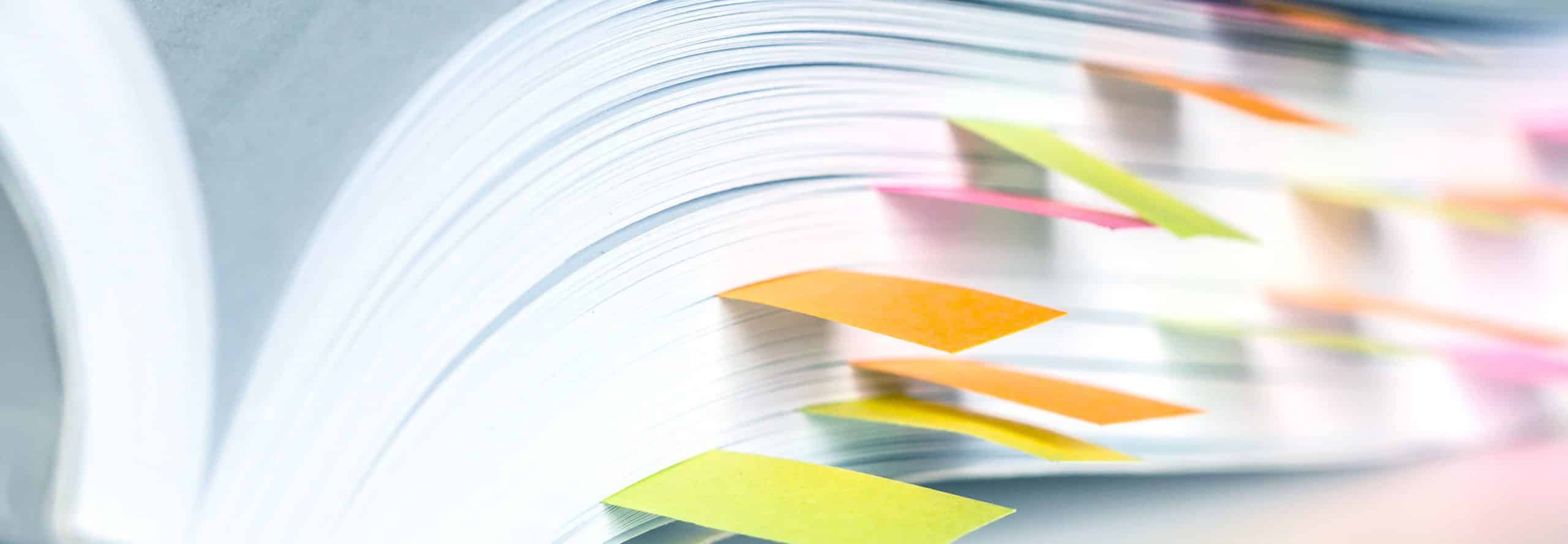 Book with tabs | Rea & Associates | Ohio CPA Firm