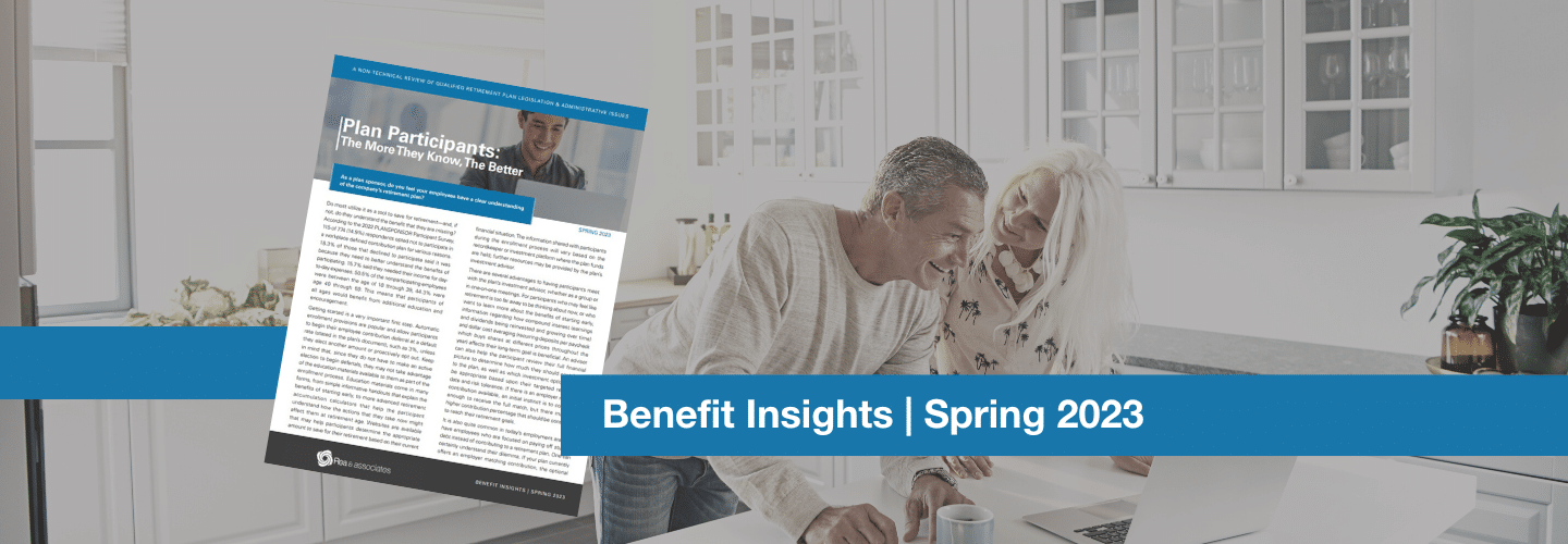 Benefit Insights Newsletter | Spring 2023