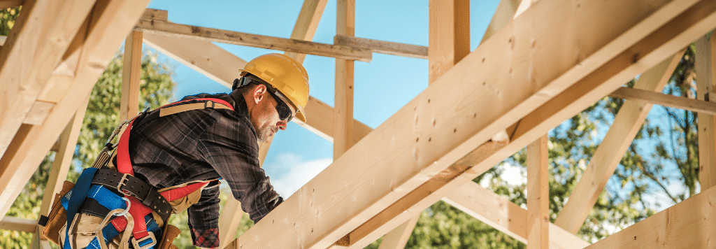 Man Building a Structure