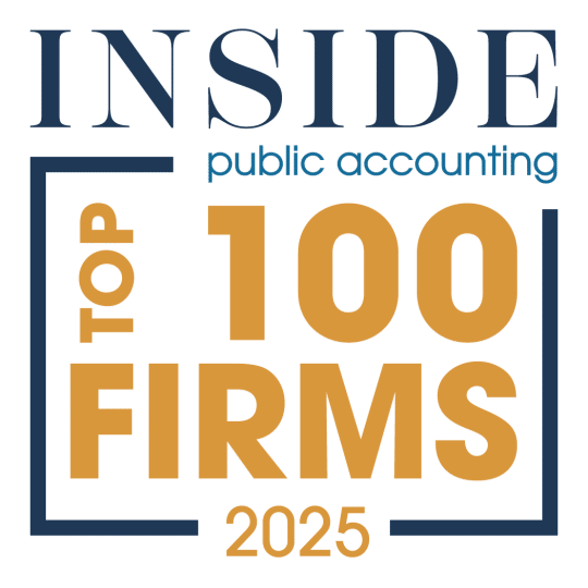 logo for Inside Public Accounting Top 100 Firms 2025