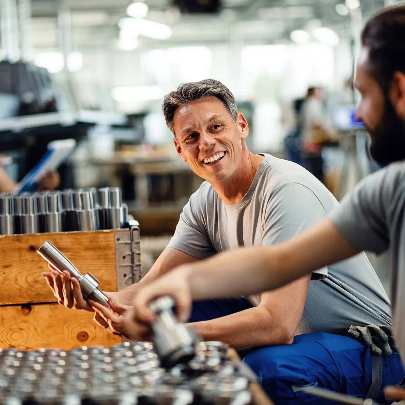 Industrial Manufacturing Tech who works with Metals, Plastics, & Wood after using Rea's Accounting and Advisory Services