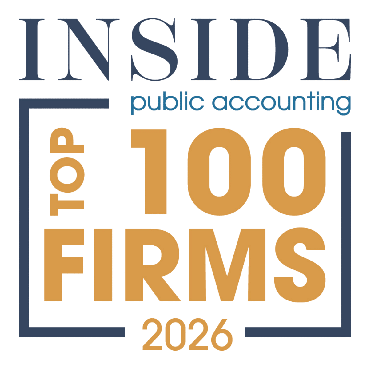 logo for Inside Public Accounting Top 100 Firms 2025