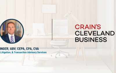 Paul Weisinger Recognized as a Crain’s Cleveland Business Notable Leader in Accounting, Consulting and Law